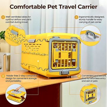 Rubeku Pet Carrier Foldable Capsule M Blue